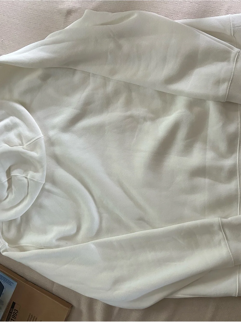 Brand New Nike Men's Cream/Off-White Hoodie